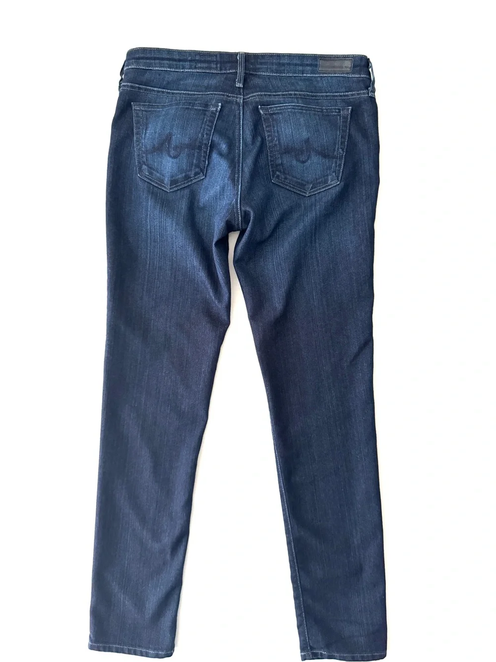 AG Adriano Goldschmied The Stilt Cigarette Leg Jeans 29R Dark Wash Stretch